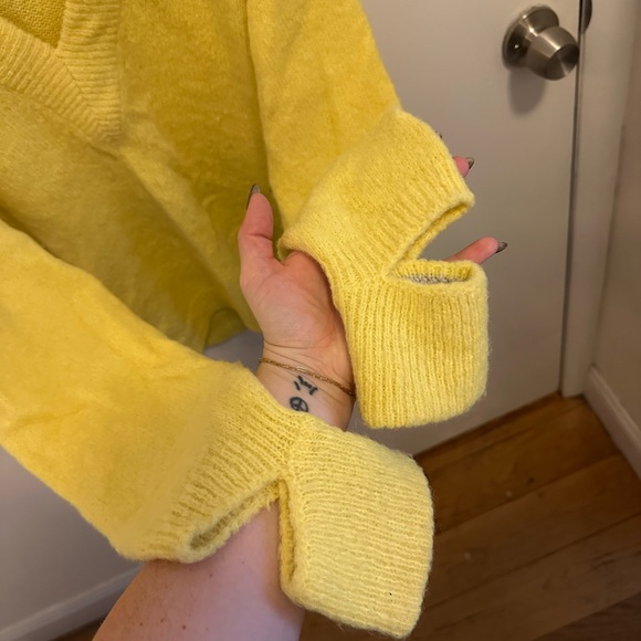Tibi Alpaca Yellow Sweater - Picture 3 of 3